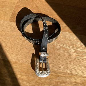 Nocona Bling Belt, genuine leather